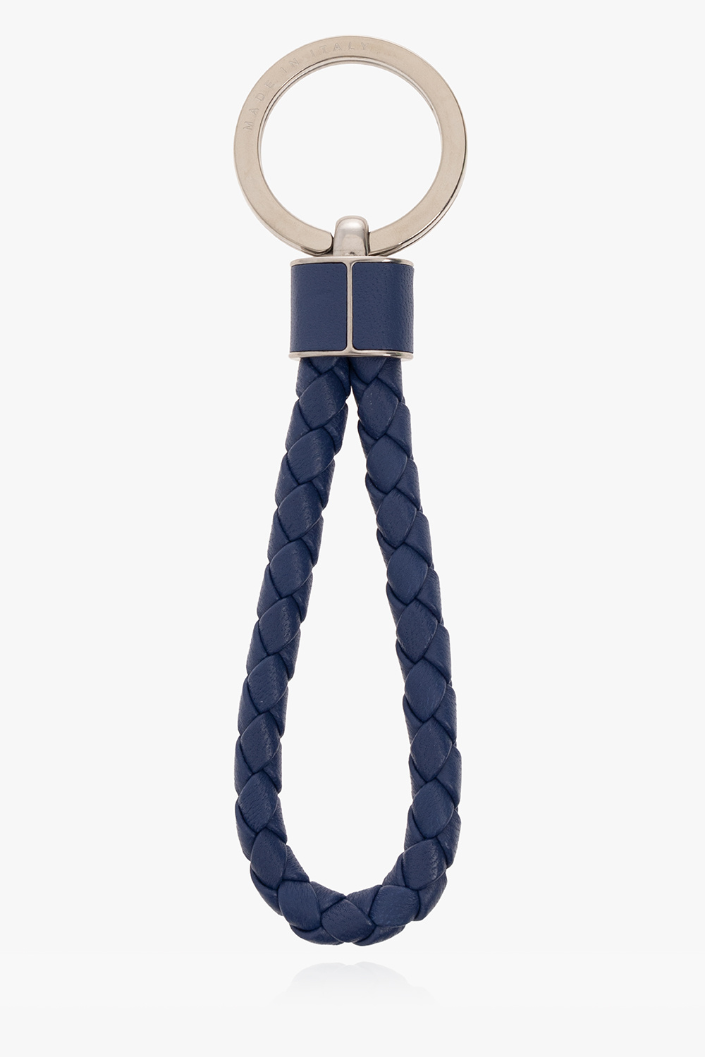 SchaferandweinerShops KR - Navy blue Leather keyring Bottega